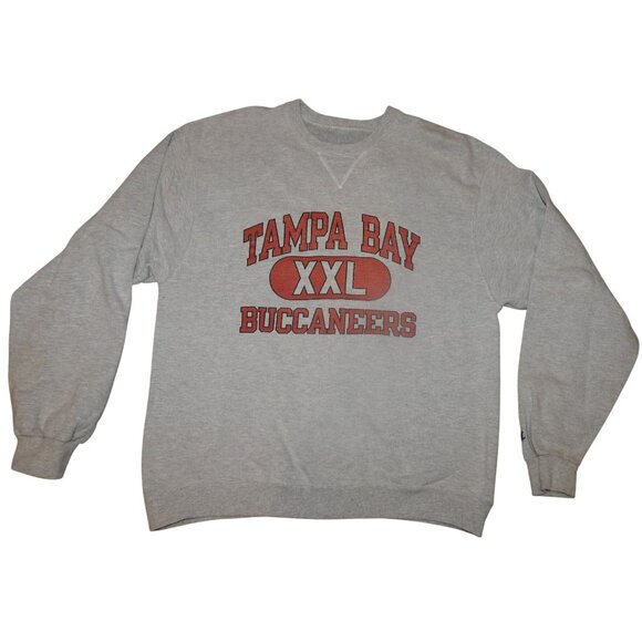 Vintage 90s Tampa Bay Buccaneers Champion Pullover Crew Neck Sweatshirt Large - Picture 1 of 5